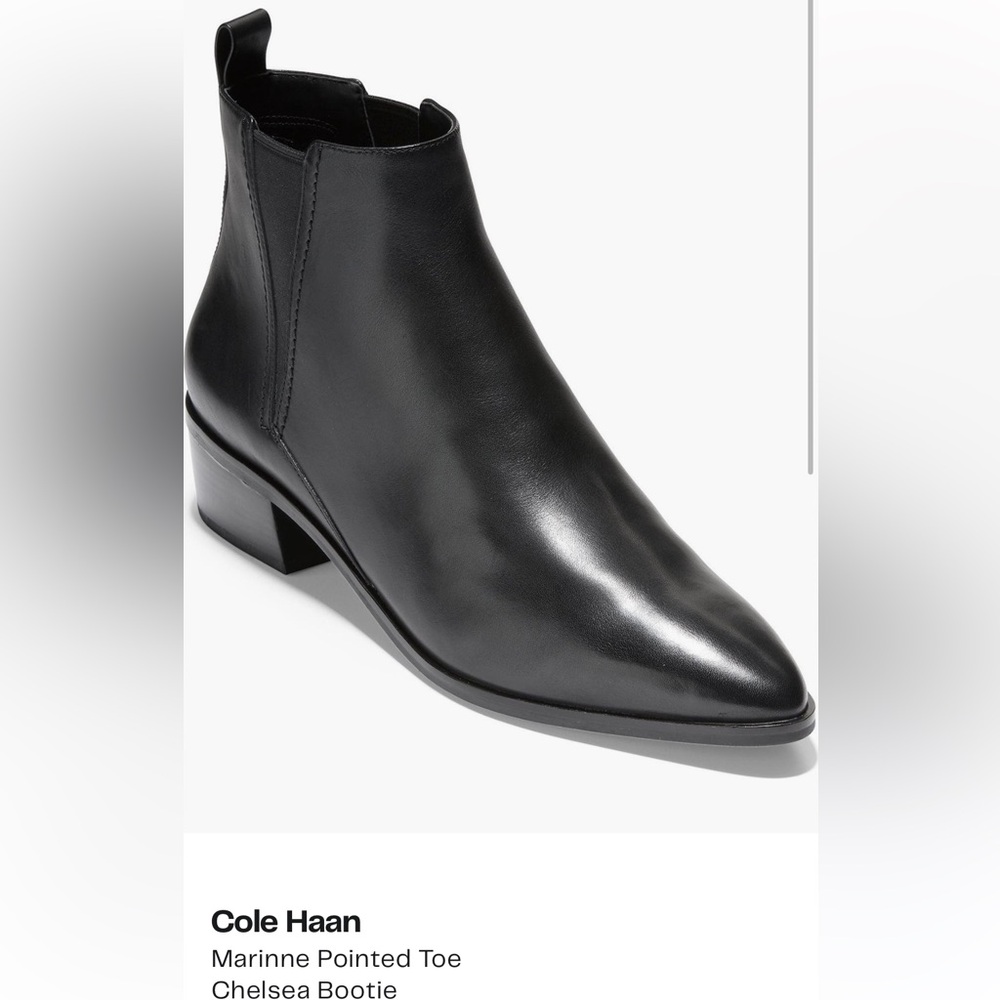 Cole Haan Black Ankle Booties